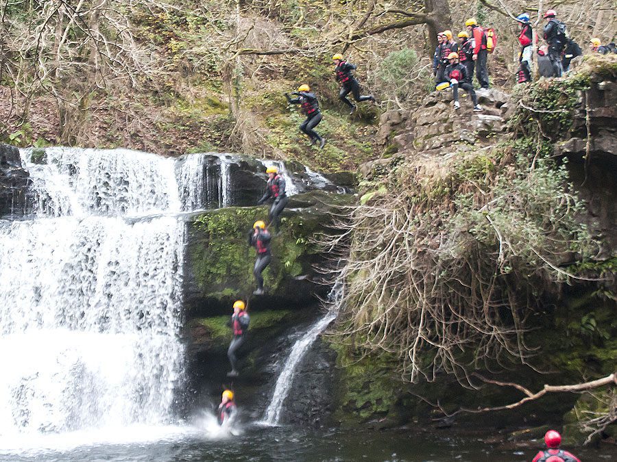 Gorge Walking jump