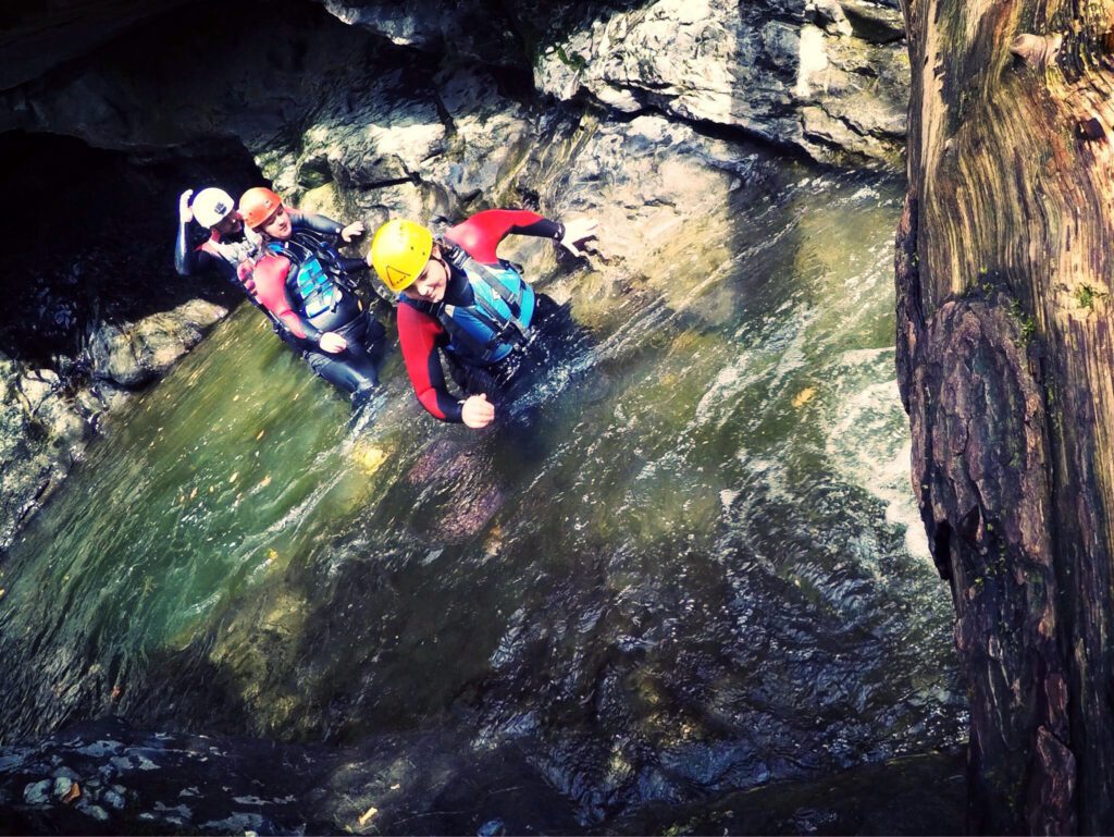 Gorge Scrambling and Canyoning in Cardiff and Swansea